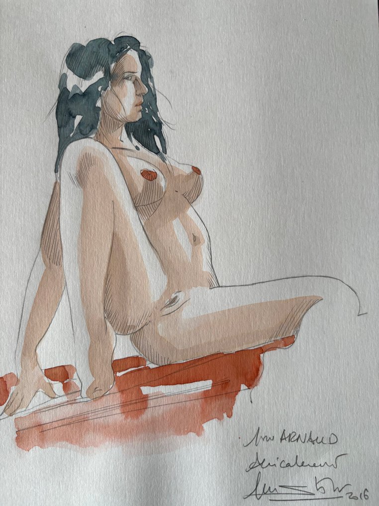 Stalner, Jean-Marc - 1 原始签名素描 - 2016 #3.2