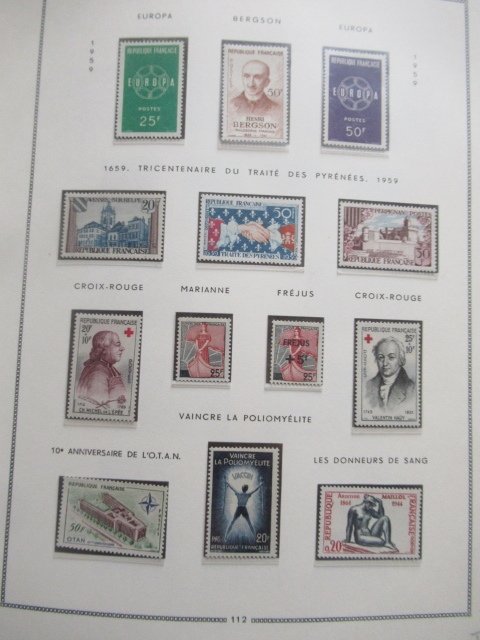 Frankreich 1959/1979 - Superb stamp collection in an MOC album. #4.3