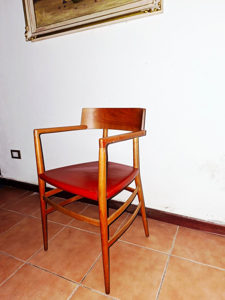 Cappellini - Michele Barro - Chiavari - Καρέκλα (6) - Οξιά, Φυσικό δέρμα #4.3