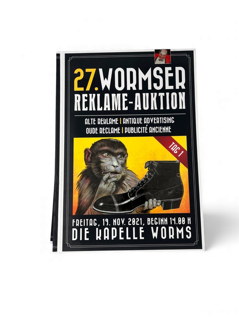 Wormser Reklame-Auktion - Wormser διαφημιστική δημοπρασία, email πίνακες, emaille πινακίδες - Πινακίδα (9) - Χαρτί #3.2