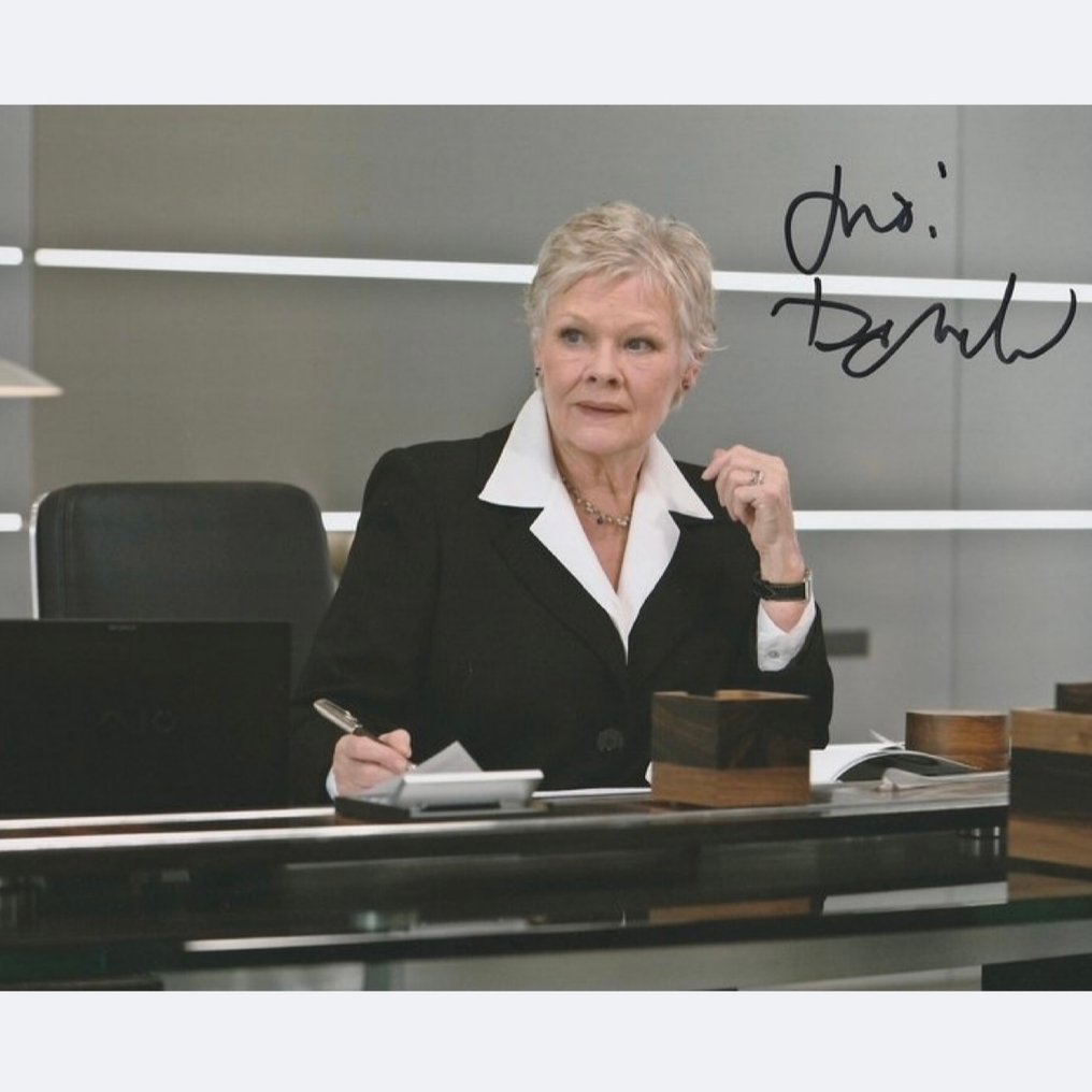 James Bond - Signed by Judi Dench (M) #1.0