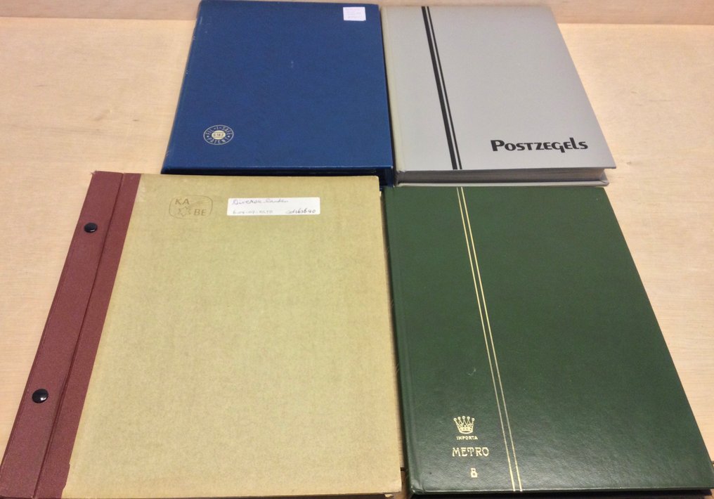 Various countries  - Motif: W.W.II, flora, fauna, nature, and ships, from various countries, in 4 stockbooks/albums. #1.0