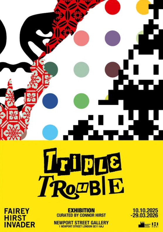 Heni Editions - Triple Trouble Poster - Yellow #1.0