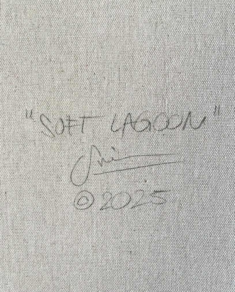 Sven Pels - "Soft Lagoon" - Colorful Modern Art #4.3