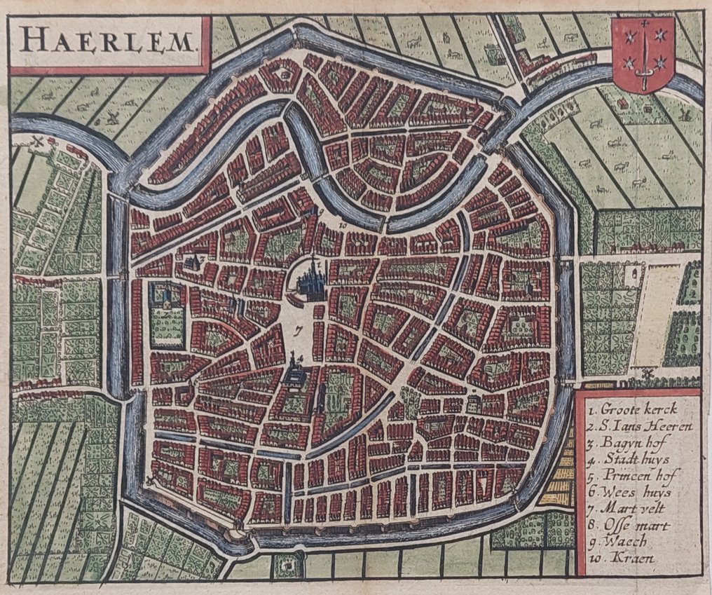 Netherlands - Haarlem; Lodovico Guicciardini - Haerlem - 1652 #1.0