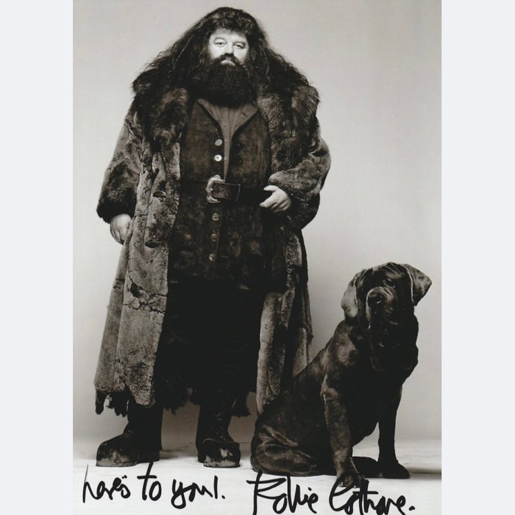 Harry Potter - Signed by Robbie Coltrane (+) (Hagrid) #1.0