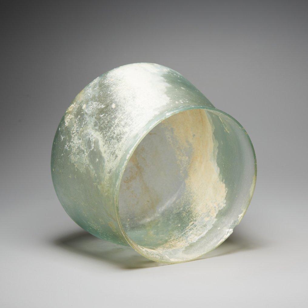 Αρχαία Ρωμαϊκή Γυαλί Δοχείο. 1ος-3ος αιώνας μ.Χ. ύψος 6,5 εκ. #4.3