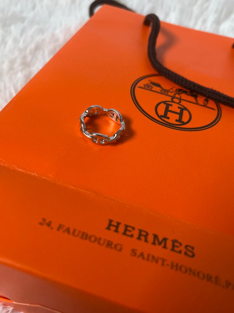 Zonder minimumprijs - Hermès - Ring Zilver #1.0