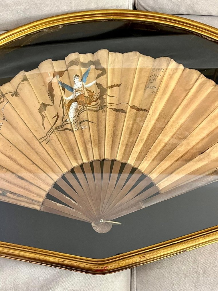 Handwaaier - Canvas, Bamboe #1.0