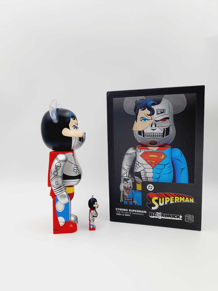 Medicom x Marvel - Be@rbrick Superman Cyborg 400% & 100% bearbrick 2025 #3.2