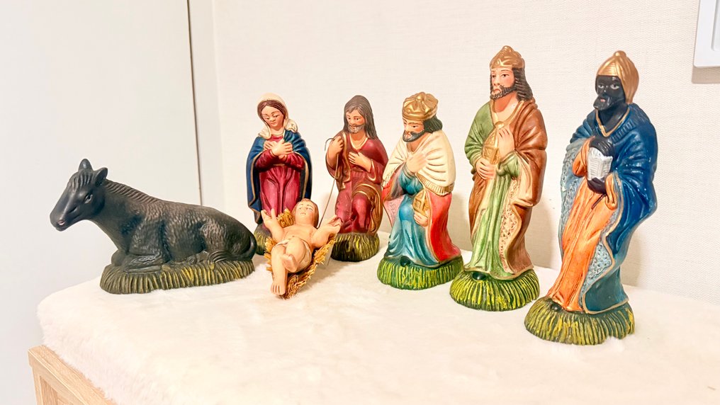 Nativity scene (7) - Ceramic - 7 pieces - 23 cm #1.0