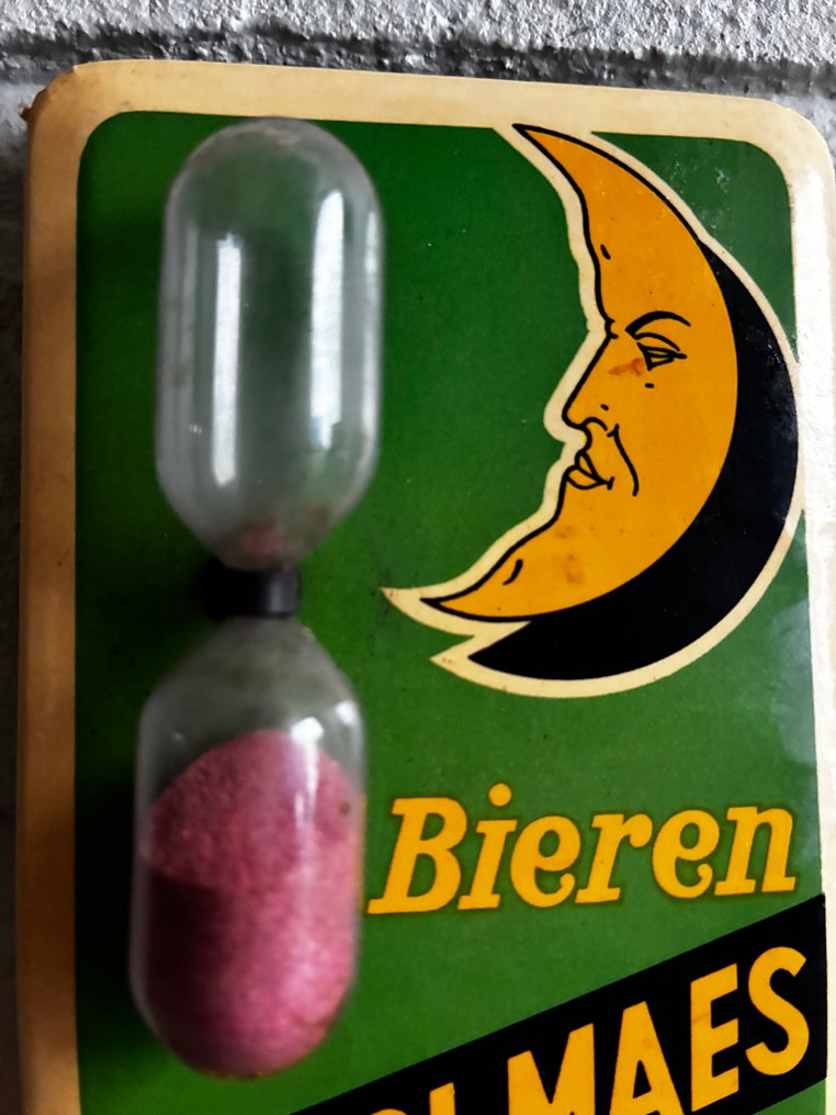 Σπάνιο πινακίδα πόρτας, Bieren Henri Maes, αμμοδείκτης περίπου το 1930 - Rob Otten - Πινακίδα - glacoide #1.0