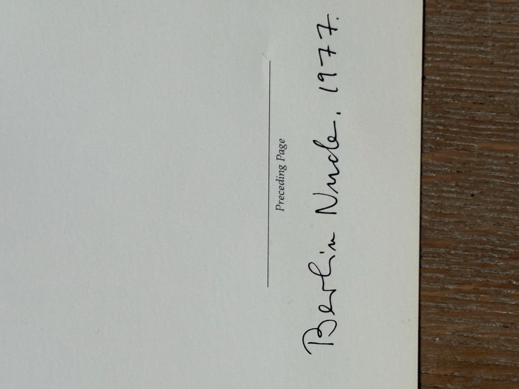 Helmut Newton (1920–2004) - Berlin Nude,  1977  handsigned #3.2