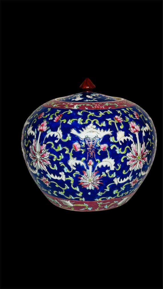 瓷制姜味带盖锅 - 中国 - 20世纪 #1.0