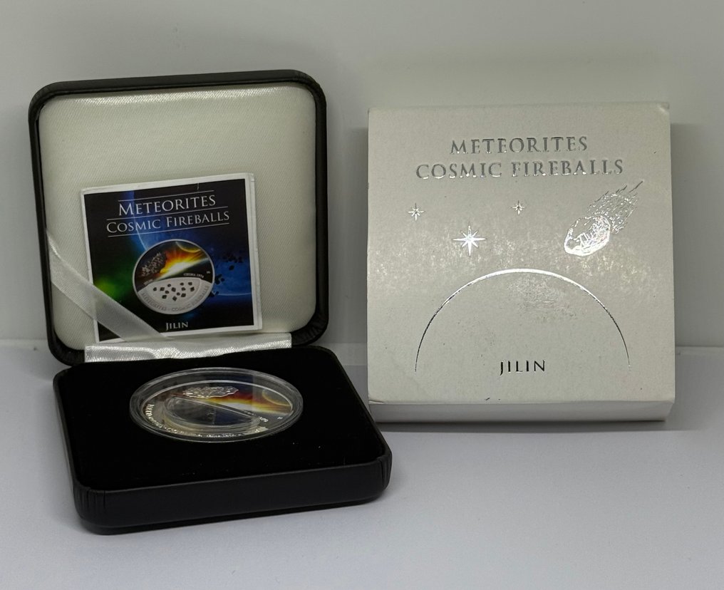 Fiji. 10 Dollars 2012 Meteority - Cosmic Fireballs - China Jilin 1976 (Zonder minimumprijs) #2.1