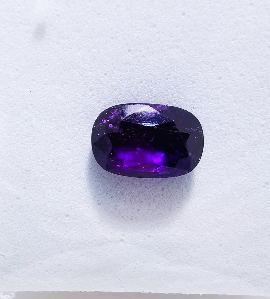 No reserve price - 1 pcs  Violet Sapphire  - 2.95 ct - Instituto Gemólogico Español (IGE) #1.0