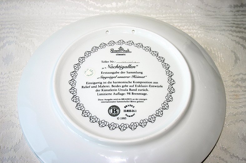 Rosenthal - Ursula Band - 盘子 (3) - 瓷 - Bradex 限量版 #4.3