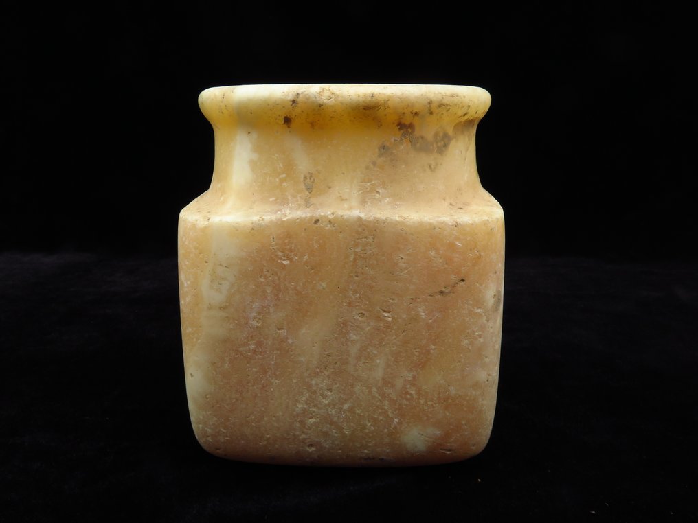 Bactriano Alabastro Embarcação - 12 cm  (Sem preço de reserva) #1.0