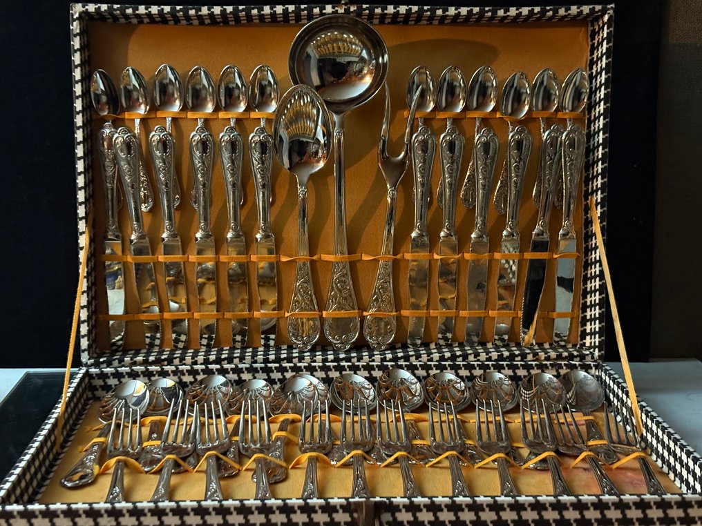 Set de 12 tacâmuri (51) - Placat cu argint #4.3