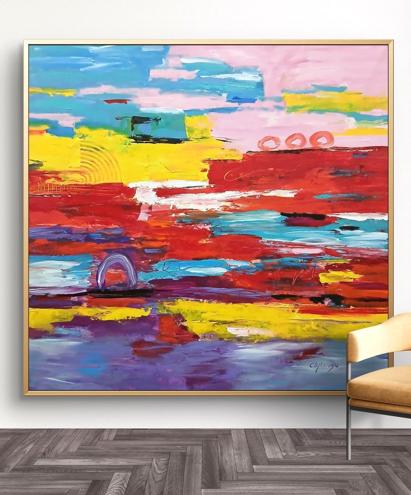 CARDUSU - “ ALEGRIA 01 ” XL  – Obra única original - #1.0