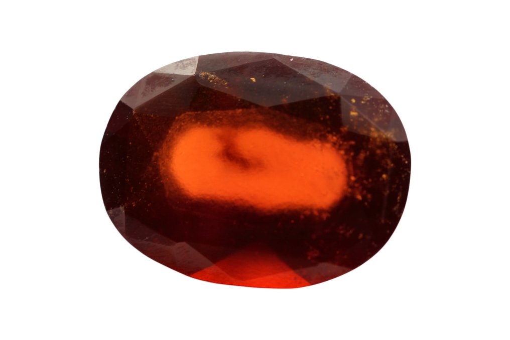 沒有保留價 橙色, 棕色 石榴石 - 7.70 ct - Instituto Gemólogico Español (IGE) #1.0