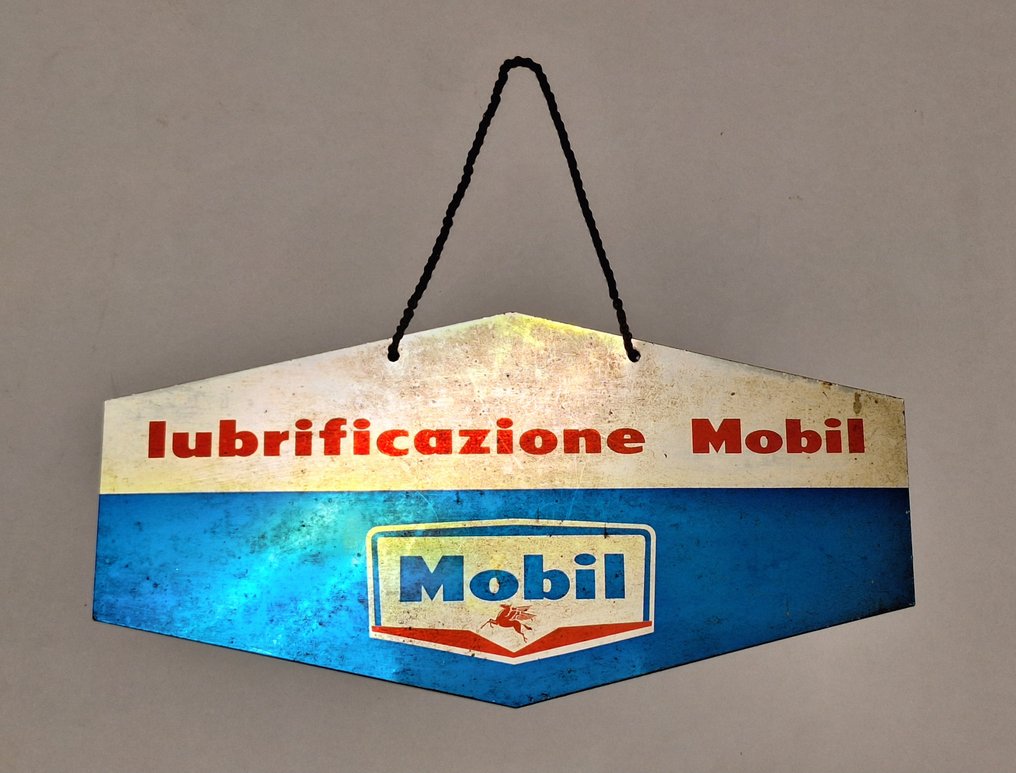 Mobil - 润滑 Mobil - 广告标牌 - 铝 #1.0