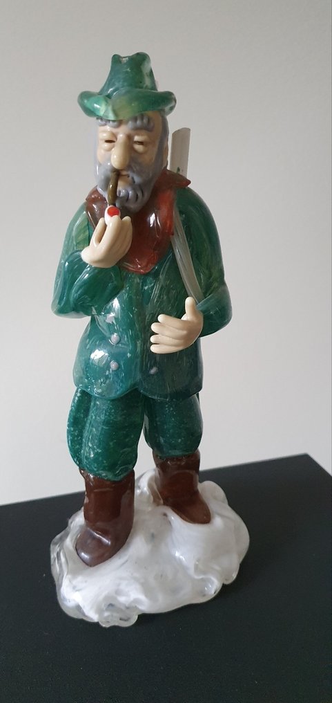 小雕像 - Glass Hunter Figur - 玻璃 #2.1