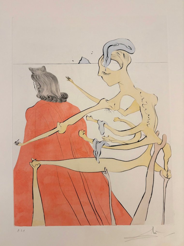 Salvador Dali (1904-1989) - The Divine Back of Gala #1.0