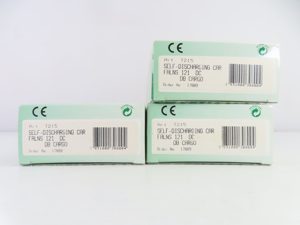 Mehano H0 - T215 - Godsvagn för modelltåg (3) - Fyraaxlade underlossare, typ Falns - DB Cargo #4.3