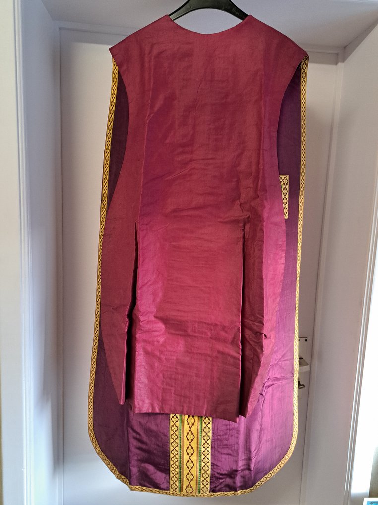 λειτουργική χιτώνας - satin broché - 1940-1950 #4.3