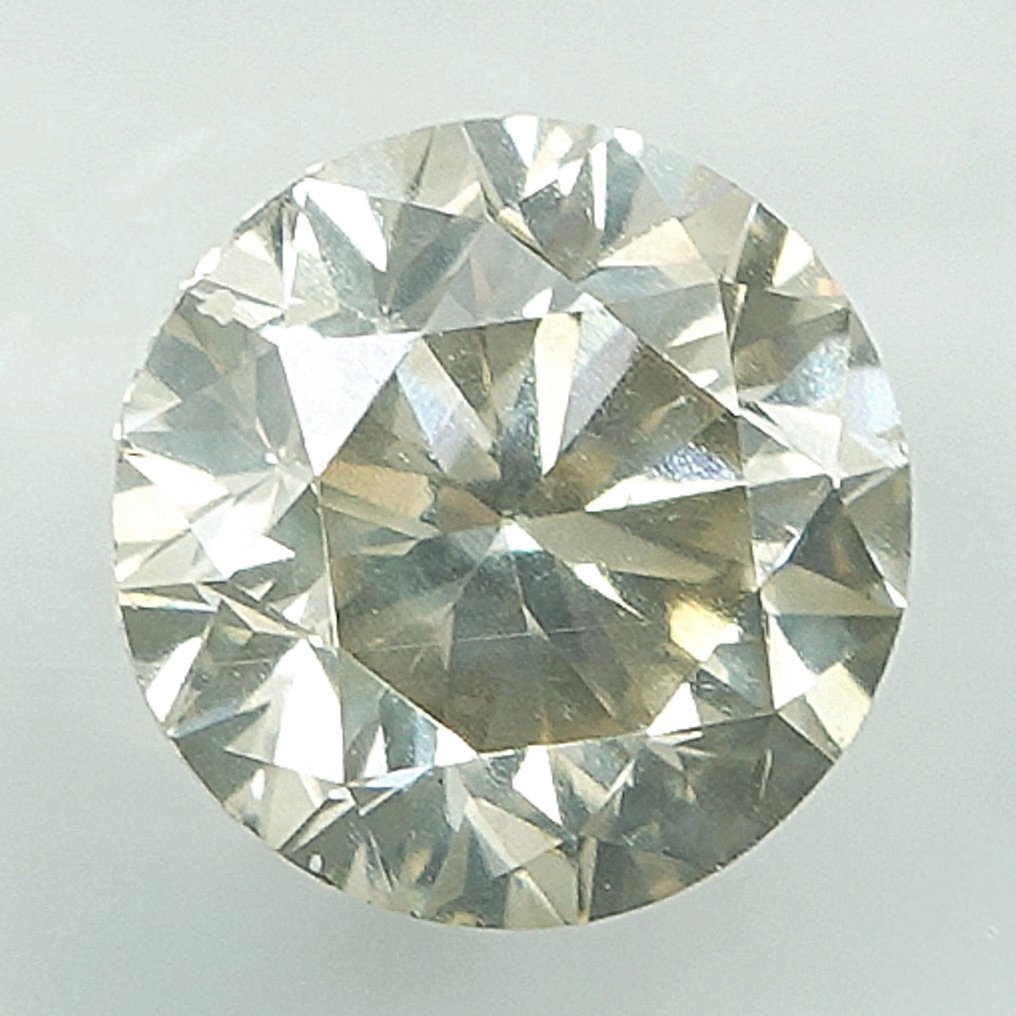 沒有保留價 - 1 pcs 鑽石 (天然) - 1.55 ct - 圓形 - SI2 - Gem Report Antwerp (GRA) - O Color #1.0
