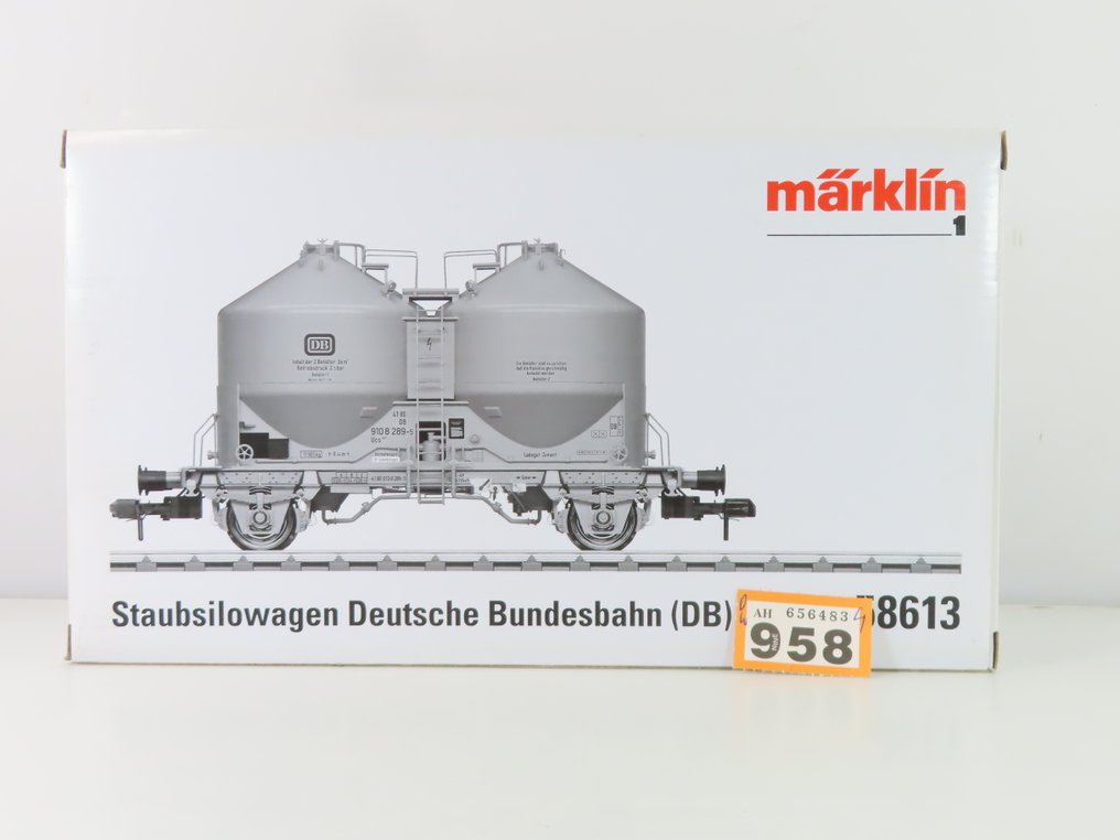 Märklin 1 - 58613 - Machetă tren transport marfă (1) - Vehicul cu două axe pentru silozuri. - DB #2.1