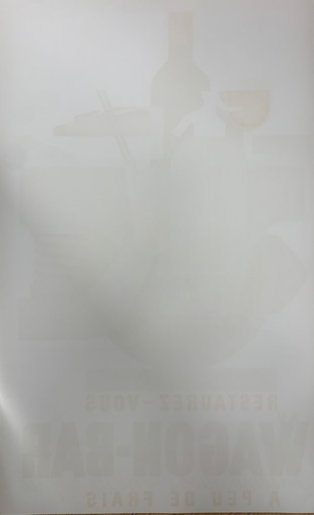 A.M. Cassandre - Restaurez-vous au Wagon-Bar - 1980‹erne #4.3