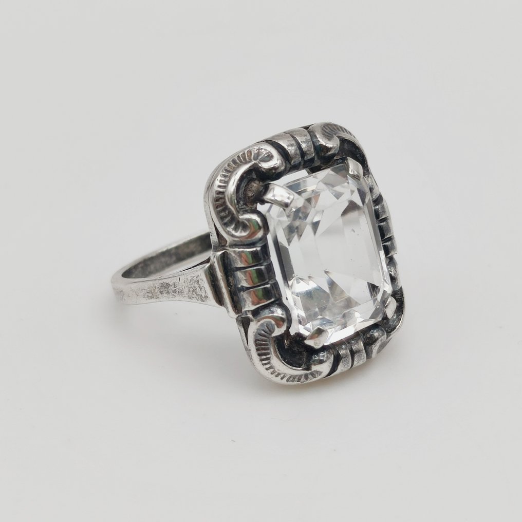 Senza prezzo di riserva - Anello Argento -  2.80ct. tw. Quarzo #1.0