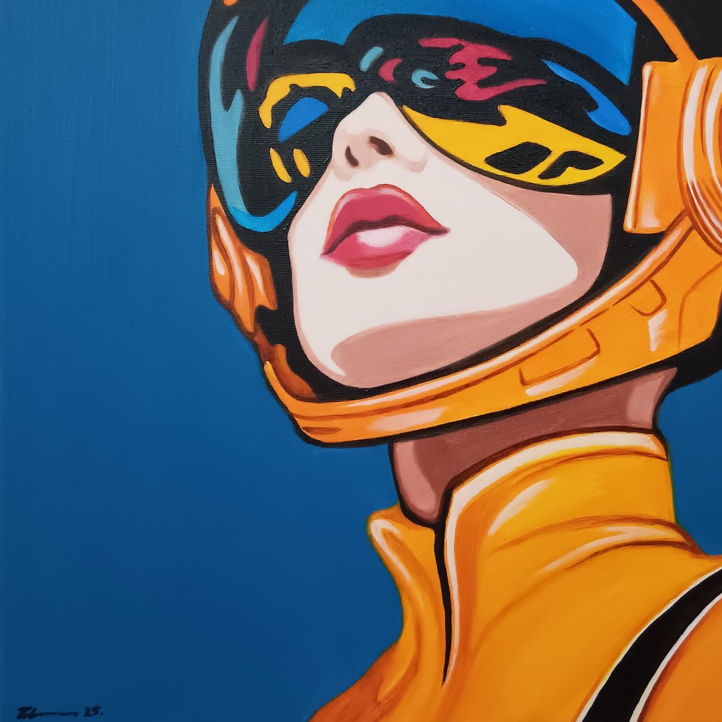 Tim Tilman - Space girl in orange #2.1