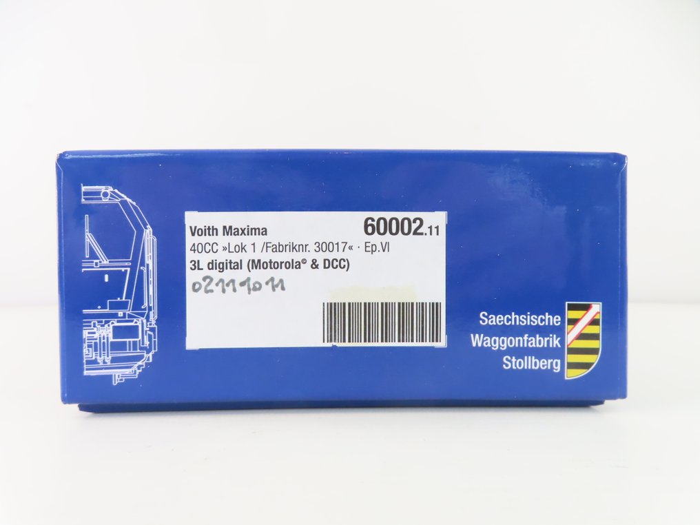 Saechsische Waggonfabrik Stollberg H0 - 60002.11 - Locomotiva diesel (1) - Voith Maxima 40CC, digitale #3.2