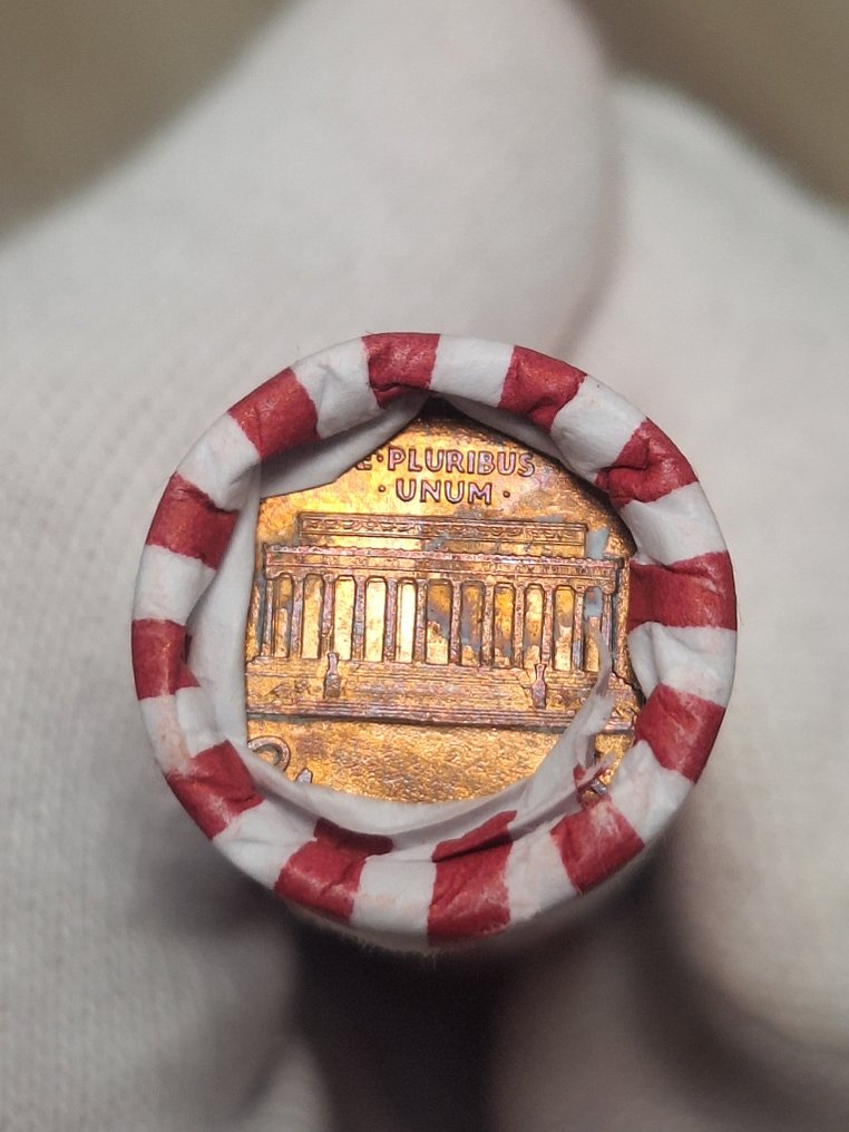 Ηνωμένες Πολιτείες. 6 rolls of 50 Red Pennies cent, unopened P/D/S mints, wheat cents, error strikes, 1960 to 2024/ Total of 300 coins  (χωρίς τιμή ασφαλείας) #3.2