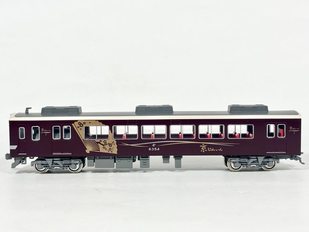 Kato N轨 - 14017-9 - 模型火车 (1) - 京都站专属阪急6300系列“京列车”非动力拖车 - JR #2.1