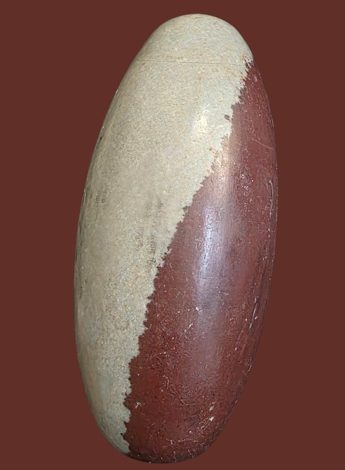 Shiva Lingam ωοειδές - Ύψος: 168 mm - Πλάτος: 75 mm- 1372 g #4.3