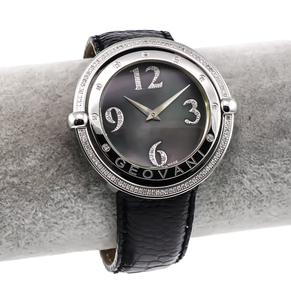 GEOVANI - Swiss Diamond Watch - GOL517-SL-D-8 - Ingen reservasjonspris - Dame - 2010-2020  #1.0