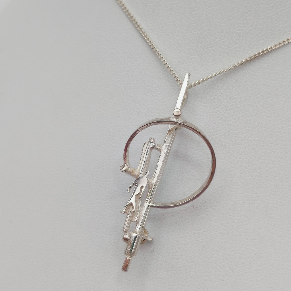 Zonder minimumprijs - Ketting met hanger Zilver - Anneke Schat 1942-2024 #2.1