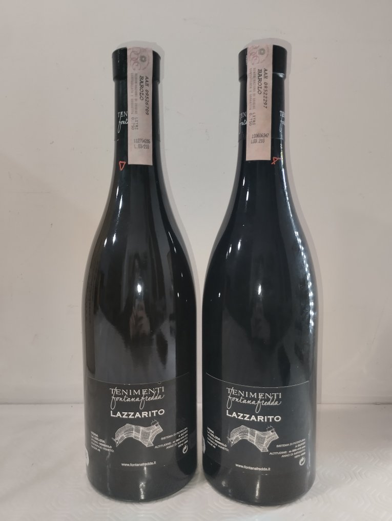 1999 Lazzarito, Fontanafredda - Barolo - 2 Bottles (0.75L) #3.2