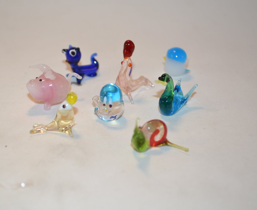 Temasamling - Dekorationselementer i Murano-glas. - Made Murano Glass #1.0