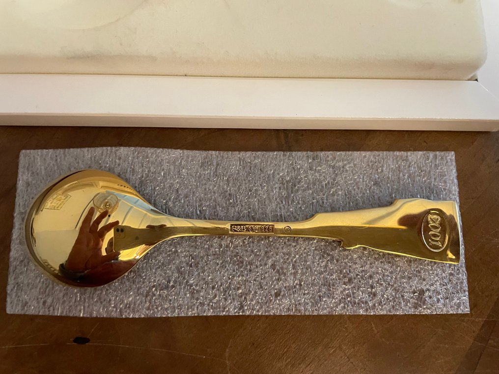 Robbe&Berking - Elk jaar ander ontwerp - Κουτάλι (2) - Jaarlepel - .925 silver - Jaarlepel ειδική έκδοση #4.3