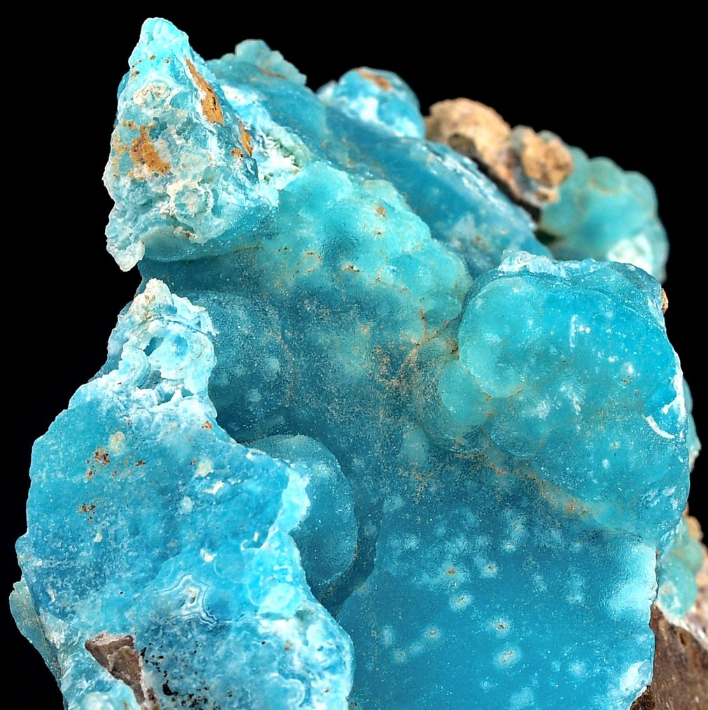 Wonderful sky blue botryoidal Hemimorphite from DR Congo - Height: 8.5 cm - Width: 7.3 cm- 177 g #1.0