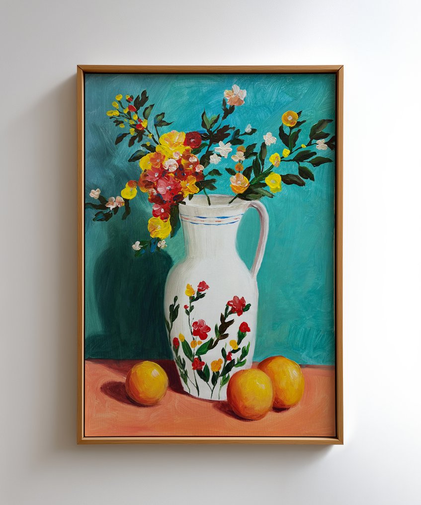 E. García - JARRÓN Y FRUTAS   XL  (NO RESERVE) #2.1