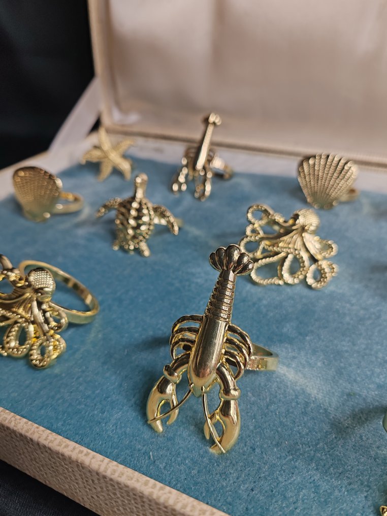 Δαχτυλίδι πετσέτας (12)  - Μπρούντζος #4.3