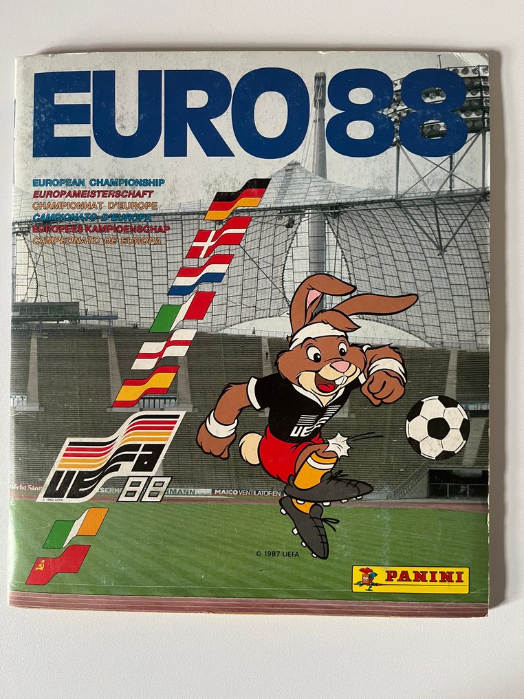 Panini Euro 88 - Van Basten/Gullit etc - With original backs! Ολοκληρωμένο άλμπουμ - Excellent (EX) #1.0