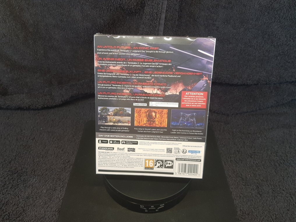 Sony - Playstation 5 (PS5) - Terminator 2d No Fate | Day One Edition - Videospil - I original forseglet æske #1.0