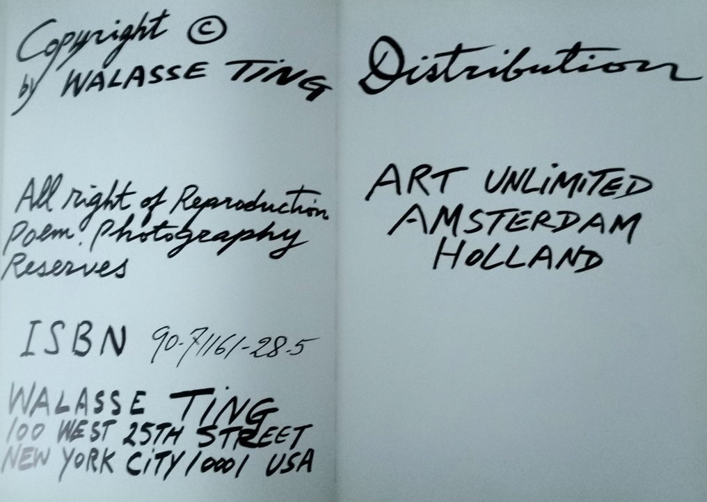 Walasse Ting - Blue Sky - 1991 #2.1